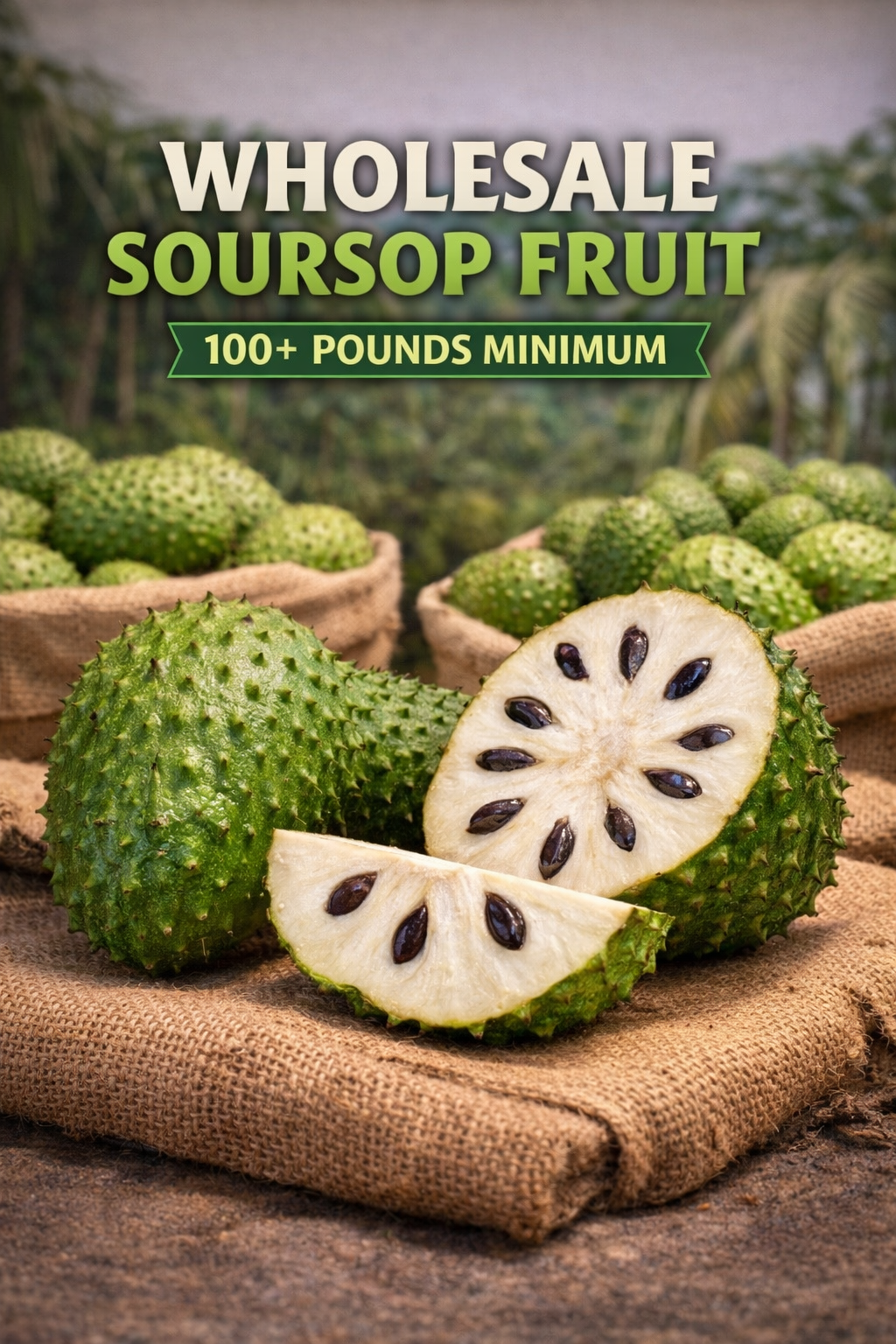 Premium Grenada Soursop Fruit (Fresh & Naturally Grown)