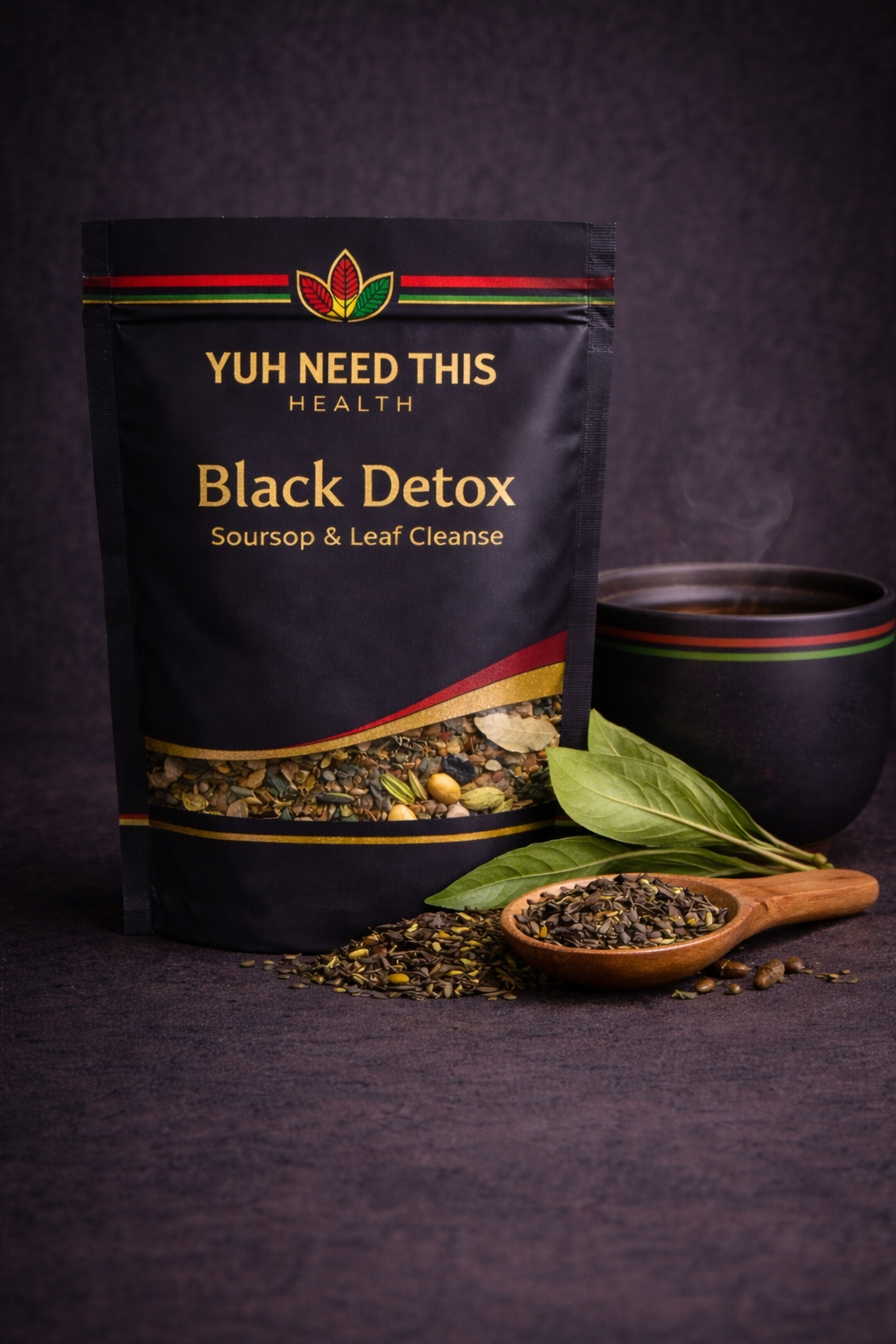 Black Detox – Soursop & Leaf Cleanse (Loose Tea 4oz)