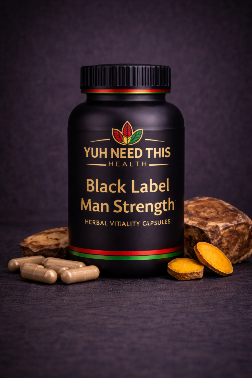 Black Label Man Strength – Herbal Vitality Capsules (120 Capsules)